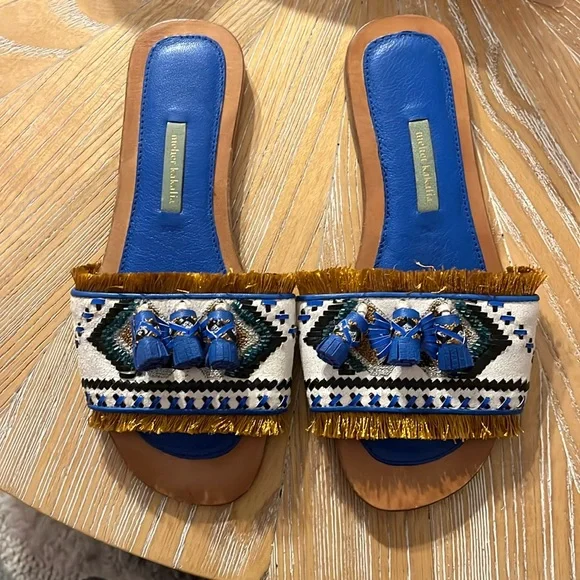 Meher Kakalia Slide Sandals - Picture 1 of 4